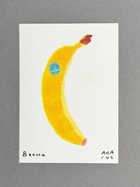 Ana Inciardi Banana Mini Art Print